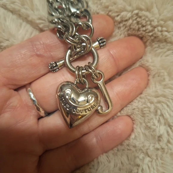 Juicy Couture Y2K Silver Necklace - Picture 3 of 3